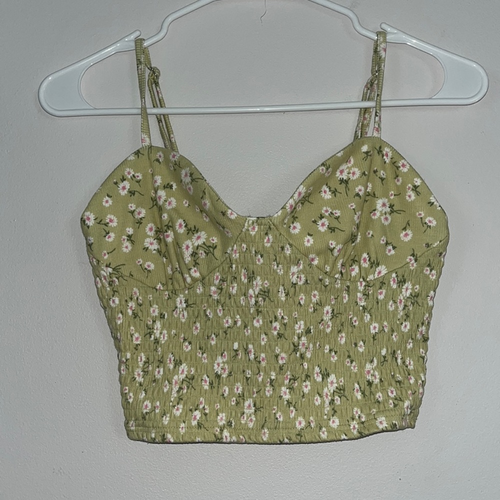 Forever 21 Floral Crop Top